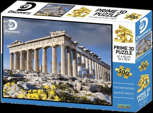 Παζλ Prime 3D Ancient Greece: The Parthenon 500 Κομμάτια