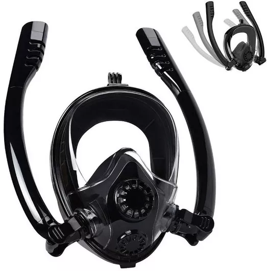 Μάσκα Θαλάσσης HJKB Snorkel Snake Mask Full Face με Αναπνευστήρα 180° Σιλικόνη L/XL