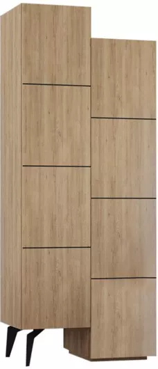 Ντουλάπι Μπάνιου Megapap Stair GP037-0169,2 MDF Δαπέδου 62.2x37.4x156cm