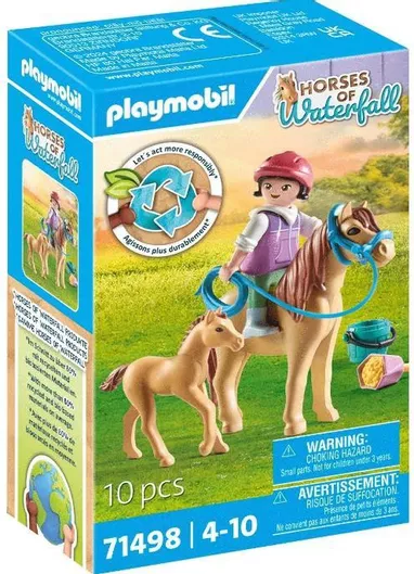 Playmobil Horses Of Waterfall Παιδάκι Με Άλογο Και Πουλάρι για 4-10 ετών