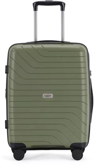 Βαλίτσα Ταξιδίου Lavor Καμπίνας Σκληρή Ύψους 55cm με 4 Ρόδες Χακί