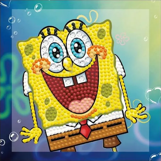 Painting Kit Diamond Dotz Surprise! Spongebob Squarepants Standing Card