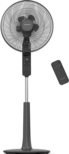 Ανεμιστήρας Ορθοστάτης Morris 28W με Τηλεχειριστήριο 41cm Μαύρο