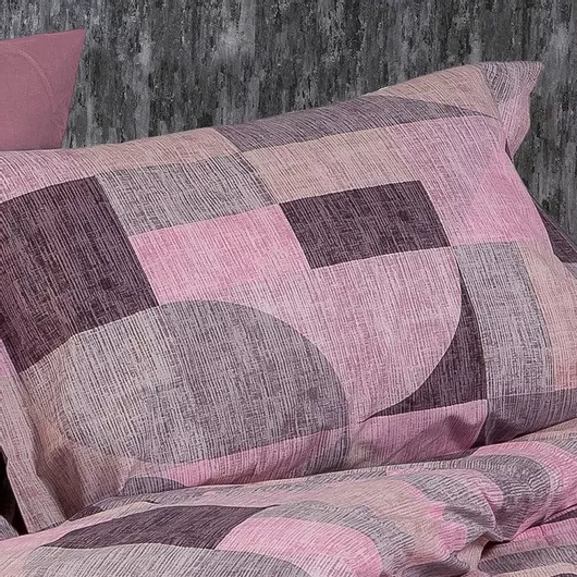 Μαξιλαροθήκη Dimcol Φανελένια Δήμητρα 336 50x70cm Ροζ