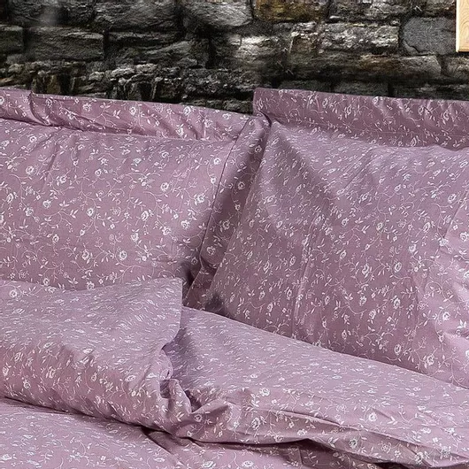 Μαξιλαροθήκη Dimcol Φανελένια Μυρτώ 349 50x70cm Λιλά