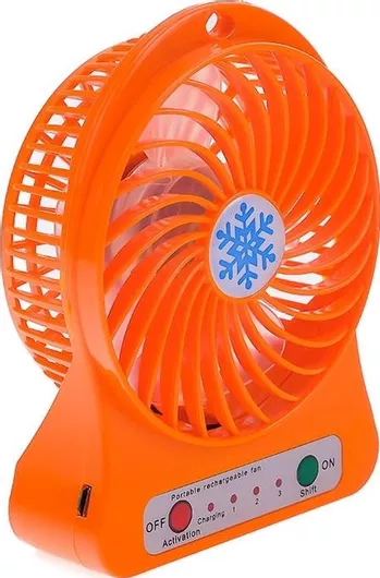 Ανεμιστηράκι Summer Fan Πορτοκαλί