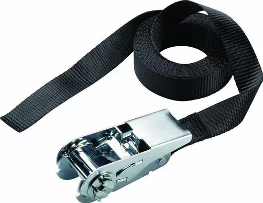 Ιμάντας Αποσκευών Αυτοκινήτου Master Lock 500x2.5cm με Καστάνια για Φορτία έως 400kg Μαύρο