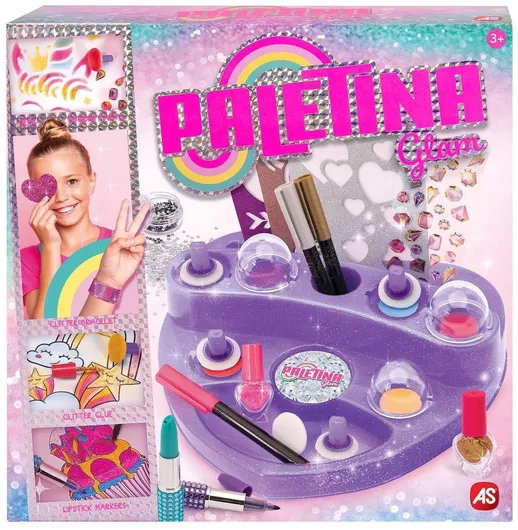 Παλετίνα Glam Σετ Ζωγραφικής Σχήμα Καρδιά 3+ Χρονών