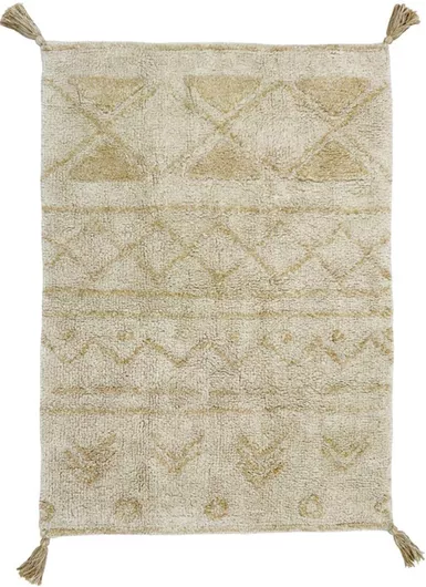 Παιδικό Χαλί Lorena Canals Χειροποίητο Συνθετικό 90x130cm Μπεζ