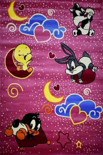 Παιδικό Χαλί Sprintzio Μηχανής Συνθετικό 160x230cm Ροζ