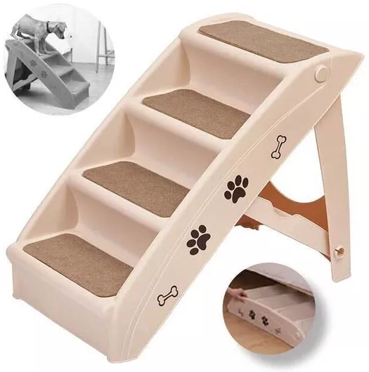 Ράμπα Glee 85114 Σκάλα για Σκύλο 62x40x49.5cm Μπεζ