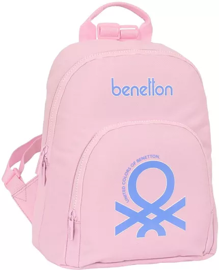 Σχολική Τσάντα Δημοτικού Πλάτης Benetton S4308244 Ροζ