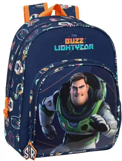 Σχολική Τσάντα Δημοτικού Πλάτης Buzz Lightyear 454022 Μπλε