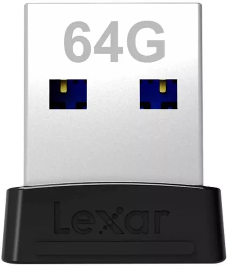 Lexar JumpDrive S47 64GB USB 3.1 Stick Μαύρο