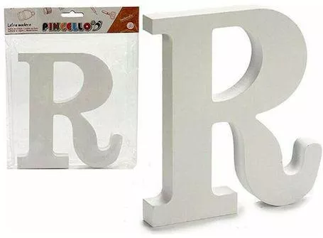 Επιτραπέζιο Διακοσμητικό "R" S3607646 από Ξύλο