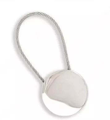 Μπρελόκ Amor Amor με Ταυτότητα Στρογγυλή Inox