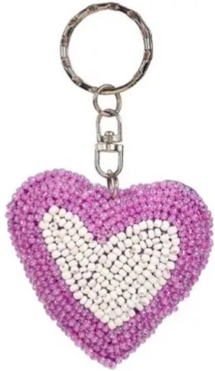 Μπρελόκ Souza For Kids Jona Heart Λιλά