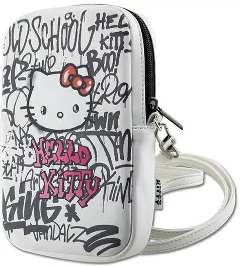 Παιδική Τσάντα Βόλτας Hello Kitty Graffiti Λευκό