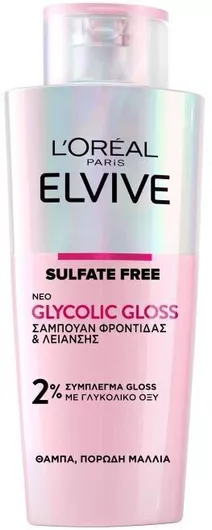 Σαμπουάν L'Oreal Paris Elseve Glycolic Gloss για Ταλαιπωρημένα Μαλλιά 200ml