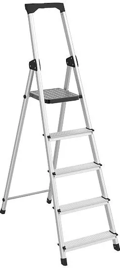 Σκάλα Kumtel KMM-55 Τύπου Λάμδα 4 Σκαλιών Αλουμινίου 159.5cm