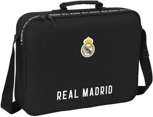 Σχολική Τσάντα Γυμνασίου/Λυκείου Ώμου Real Madrid S4308358 Μαύρο