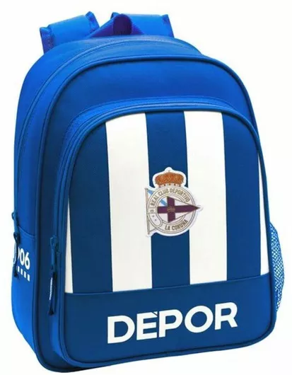 Σχολική Τσάντα Δημοτικού Πλάτης S4301230 R. C. Deportivo de La Coruña Μπλε