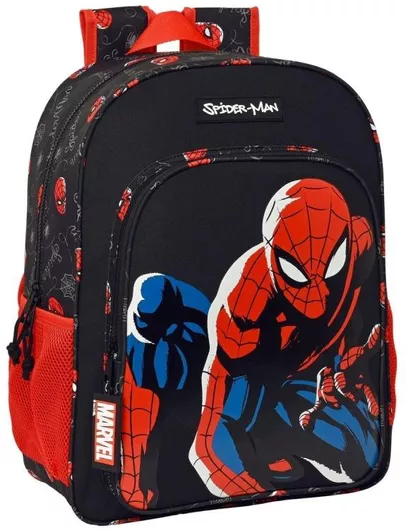 Σχολική Τσάντα Δημοτικού Πλάτης Spiderman 502704 Spiderman Hero Μαύρο