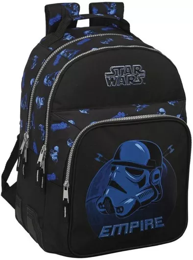 Σχολική Τσάντα Δημοτικού Πλάτης Star Wars 502042 Μαύρο