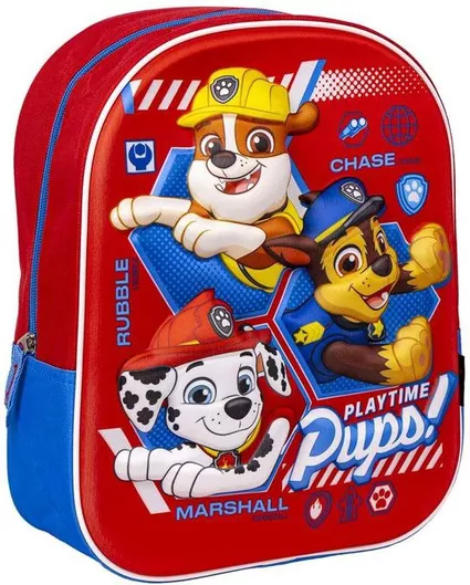 Σχολική Τσάντα Νηπιαγωγείου Πλάτης Paw Patrol S0738330 Paw Patrol Κόκκινο
