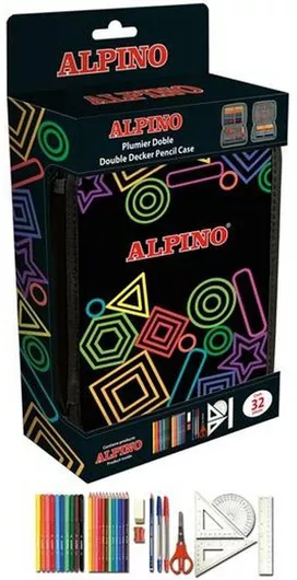 Σακίδιο Πλάτης για Τα Μολύβια Alpino Πολύχρωμο 32 Τεμάχια