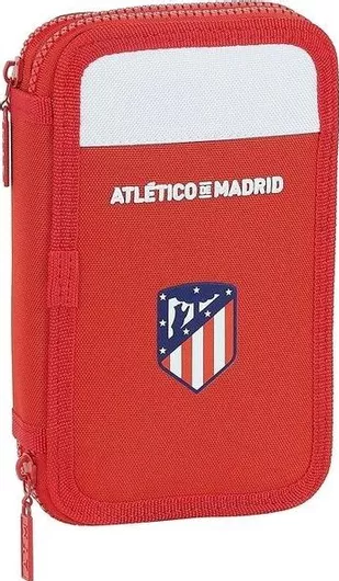 Atletico Madrid Κασετίνα Γεμάτη με 2 Θήκες σε Κόκκινο Xρώμα