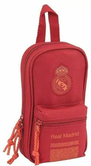 Real Madrid Κασετίνα Γεμάτη με 2 Θήκες Κόκκινο