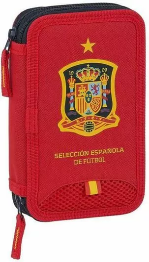 Real Federación Española de Fútbol Rfef Κασετίνα Γεμάτη 28τμχ Κόκκινο
