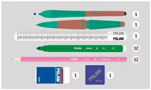 Θήκη Milan Copper Iii Kit Ροζ 22,5 X 11,5 X 11 Cm