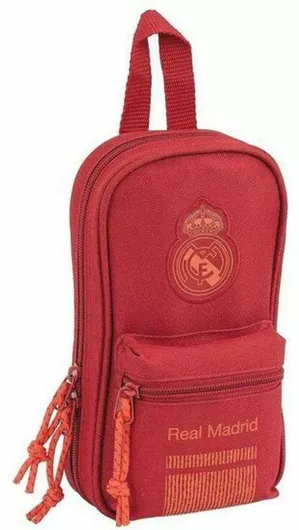 Real Madrid Κασετίνα με 2 Θήκες Κόκκινο
