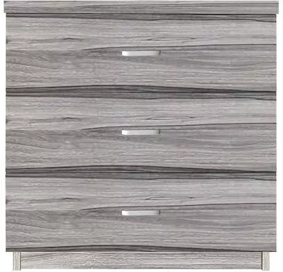 Συρταριέρα Κρεβατοκάμαρας ArteLibre 14370209 63x60x40cm Μοριοσανίδα Γκρι