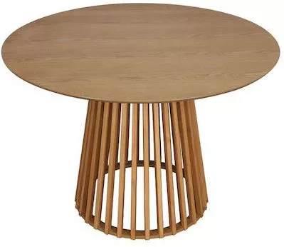 Τραπέζι Κουζίνας Pakketo 260-000015 Domonic Ορθογώνιο Μοριοσανίδα 120x120x75cm Μπεζ