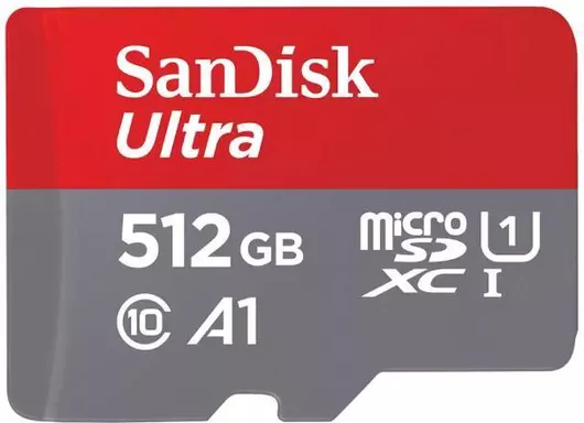 Sandisk Ultra microSDXC 512GB Class 10 U1 A1 UHS-I 140MB/s