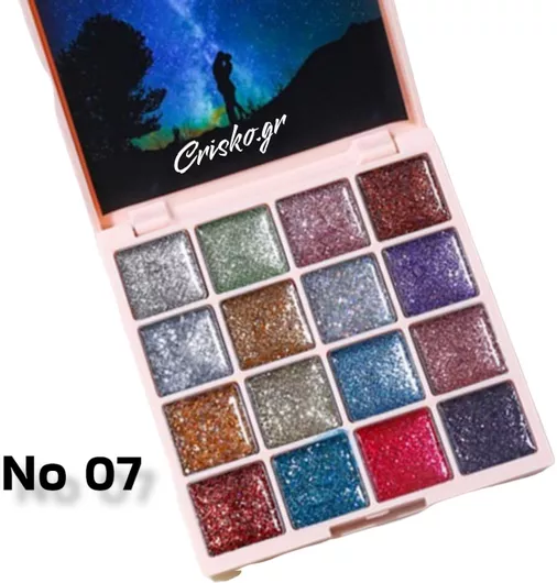 Nail Art Gel Crisko Παλέτα 07 Πολύχρωμο