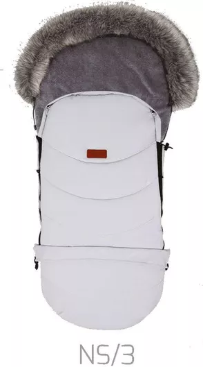 Ποδόσακος Καροτσιού Baby Merc Λευκός