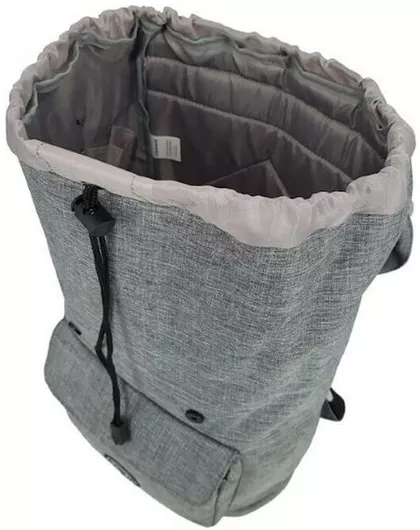 Σακίδιο Πλάτης Diplomat από Ύφασμα Αδιάβροχο Γκρι