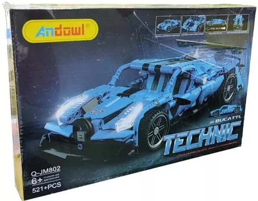 Τουβλάκια Andowl Bucattl Σετ 521τμχ για 6+ Ετών