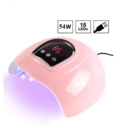 Φουρνάκι Νυχιών LED 54W Ροζ