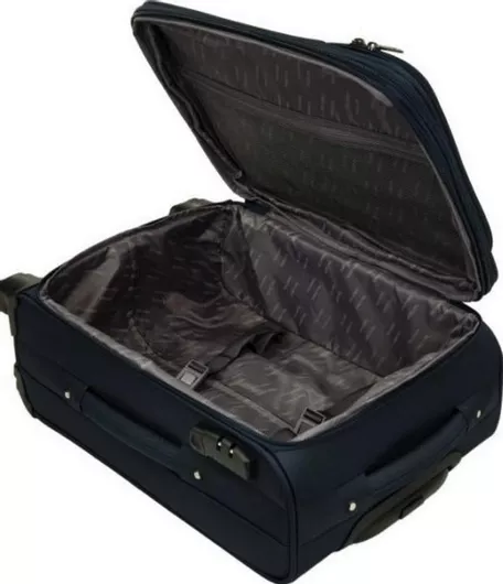 Βαλίτσα Καμπίνας Forecast 2706 με 4 Ρόδες 38x25x55cm Υφασμάτινη 45lt Μπλε