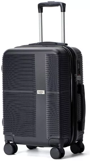 Βαλίτσα Ταξιδίου Lavor Καμπίνας Σκληρή Ύψους 55cm με 4 Ρόδες Μαύρο