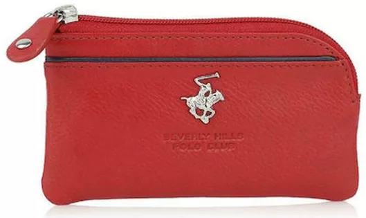 Κλειδοθήκη Beverly Hills Polo Club 4504 από Δέρμα Κόκκινο