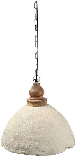 ARlight Κρεμαστό Φωτιστικό Λευκό Boho Καμπάνα με Ντουί E27 38x21εκ.