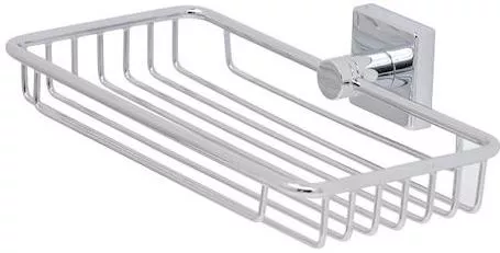 Σπογγοθήκη Disegno Italiano 144510 Emily Spuare Cromo Επιτοίχια 5.5x13x22cm Inox Ασημί