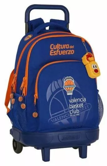 Σχολική Τσάντα Δημοτικού Τρόλεϊ Compact Valencia Basket Μπλε