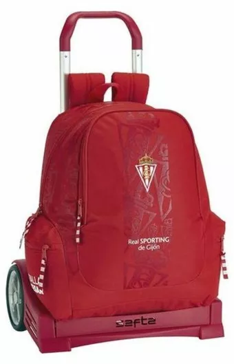 Σχολική Τσάντα Δημοτικού Τρόλεϊ Evolution Real Sporting de Gijón Μπορντό